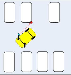 Парковка 90 градусов задним ходом схема